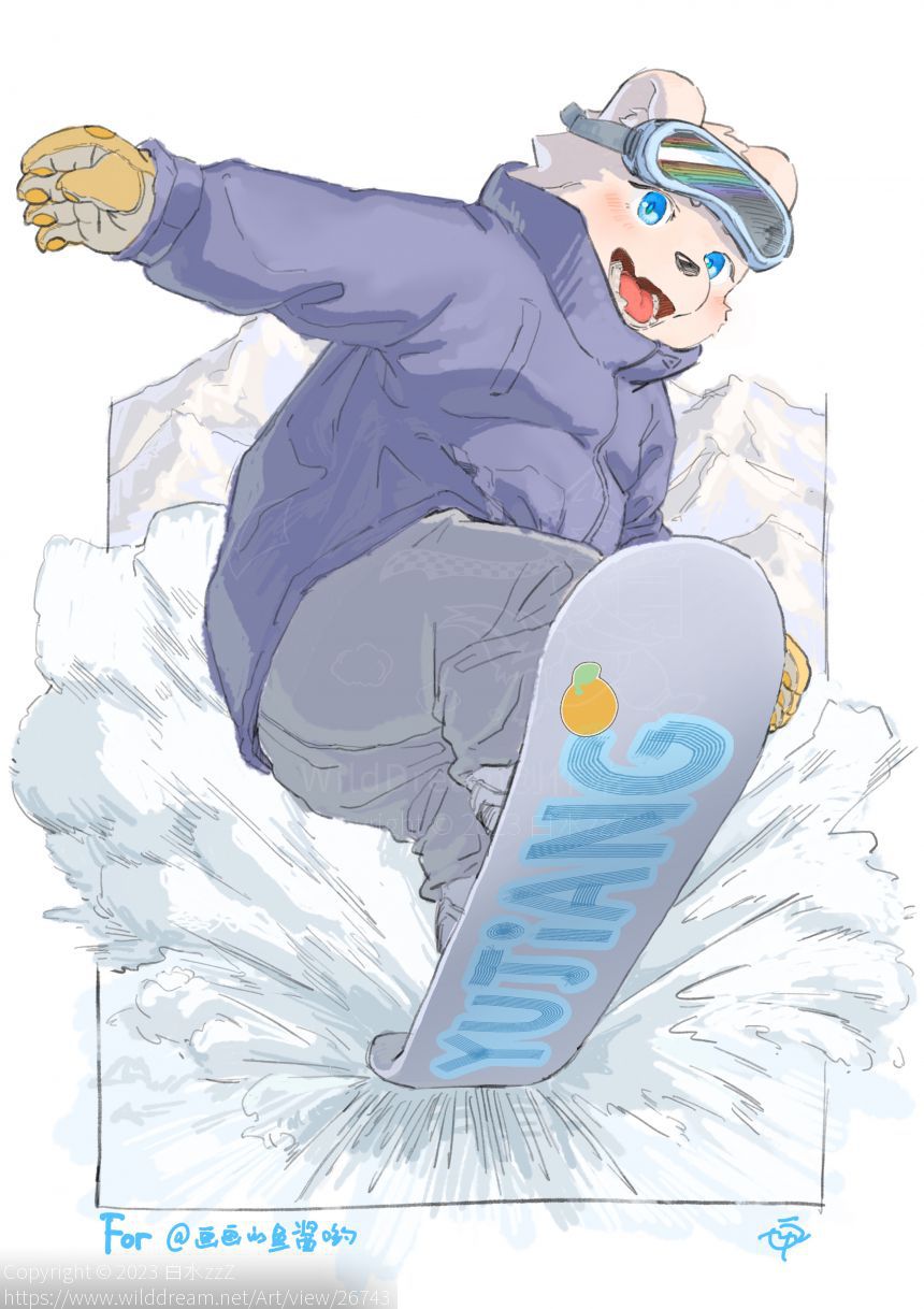 一起来滑雪啊😆😆 by 白水zzZ