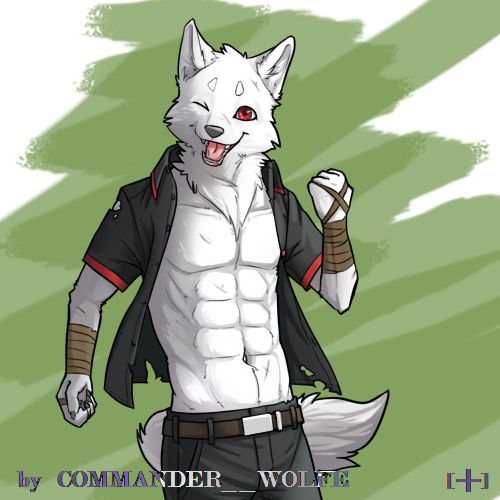 雪鬣-甜甜哒笑容 by COMMANDER--WOLFE