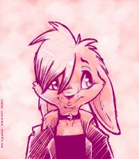 Bunny Sketch Colored - June 4, 2020 by SkunkShampoo