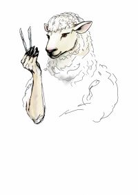 赠图-绵羊 by mayii
