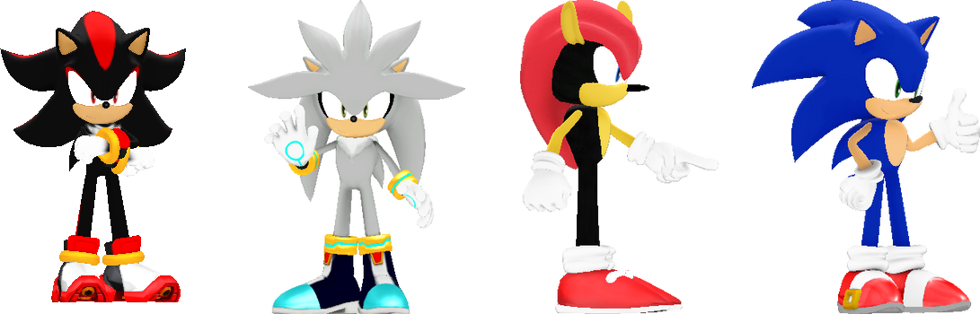 3d_shadow_silver_mighty_and_sonic_sprites by shwapneel1999