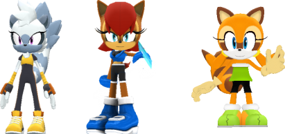 tangle_sally_and_marine_as_3d_sprites by shwapneel1999