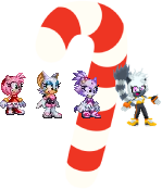 Christmas featuring Amy, Rouge, Blaze and Tangle by Marc Brown part two by shwapneel1999