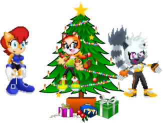 Christmas featuring Sally, Marine and Tangle by Marc Brown part one by shwapneel1999