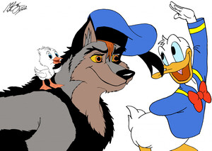 Kitara the wolfhound - Kitara、Roald 和 Donald