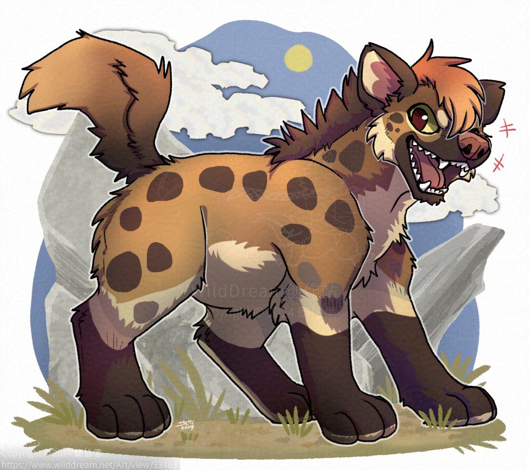 [Artfight2024]Jericho by 簡拾億, Artfight, 鬣狗, 純獸