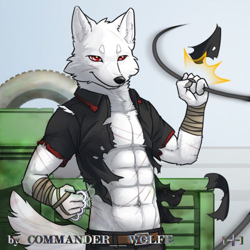 雪鬣-战斗ing by COMMANDER--WOLFE