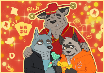 新年快乐-David,Tyson,Dave by zhe_782