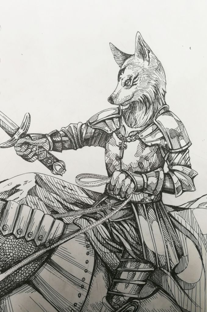 一位骑士先生 by FurryFenris, 狼, 骑士, 中世纪风