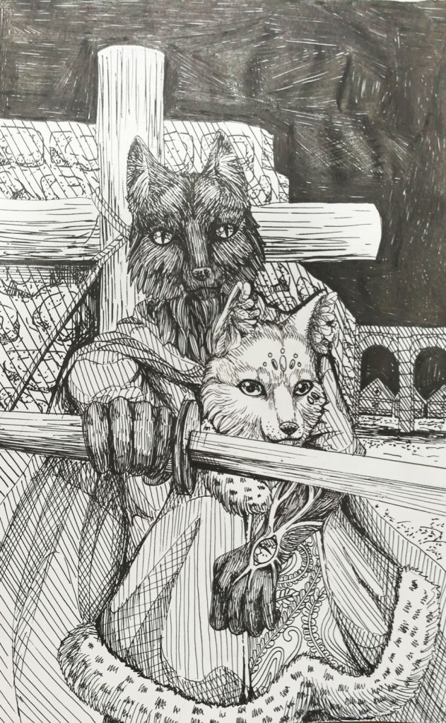大个子骑士和小个子贵族 by FurryFenris, 中世纪风