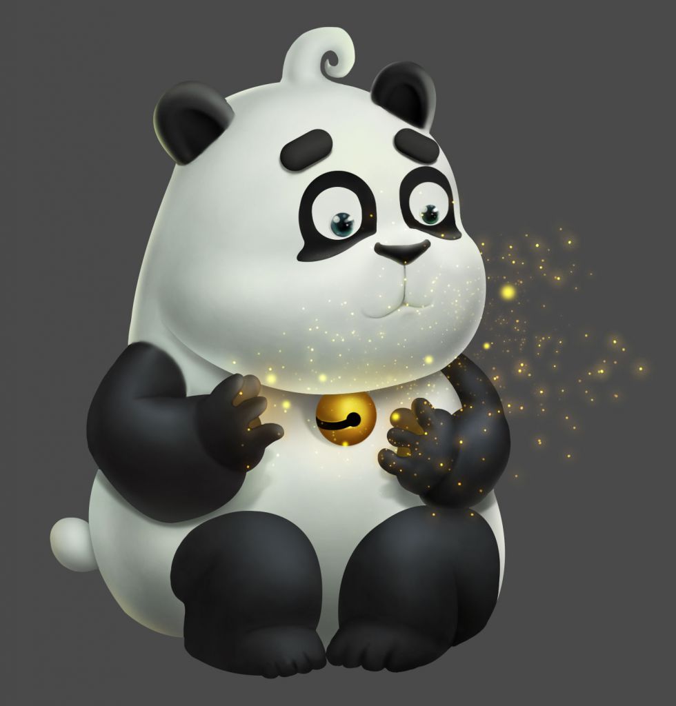 可爱熊猫 by 寅虎