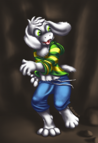 [PINUP] Asriel by Ausup
