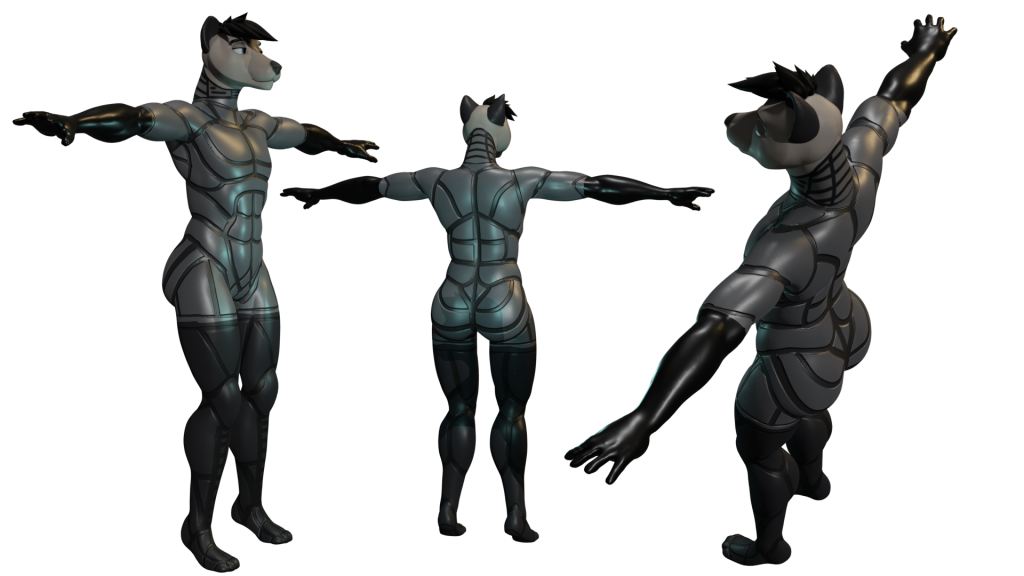Suit render 2 by Jellofox, blender, dog, spacesuit