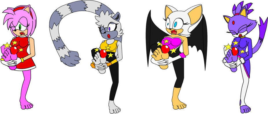 amy_tangle_rouge_and_blaze_and_their_stubbed_toes by shwapneel1999