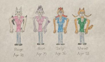 Rougaze (Rouge and Blaze) and Salrine (Sally and Marine) by Marc Brown part one by shwapneel1999