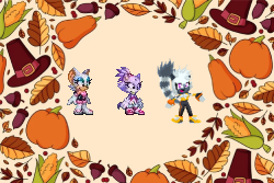 Rouge, Blaze and Tangle and Thanksgiving 2021 part four by Marc Brown