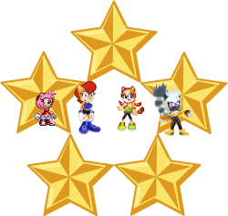 Amy, Sally, Marine and Tangle and five stars part one by Marc Brown by shwapneel1999