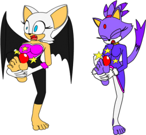 rouge_and_blaze_and_their_stubbed_toes by shwapneel1999