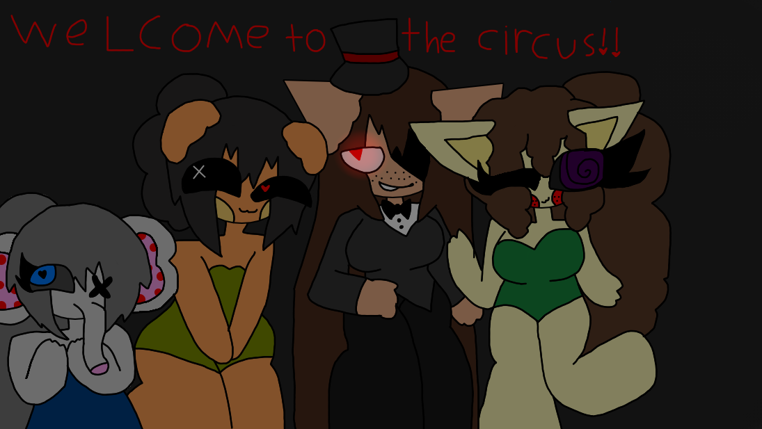 welcome to the circus :) by bloodiedpawss, furry, my art