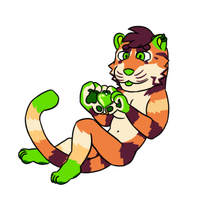 Quark the Tiger Chibi ! by Dragonmemo