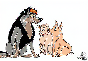 Kitara the wolfhound - Kitara 和猪清晰度增强 by ~MortenEng22