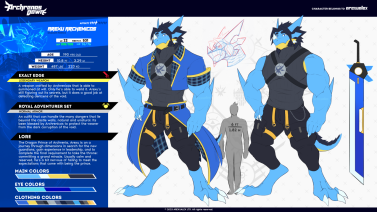 Arexu Archrenicos - Ref Sheet by arexualex